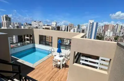 Cobertura para venda em salvador, pituba, 3 dormitórios, 3 suítes, 4 banheiros, 2 vagas