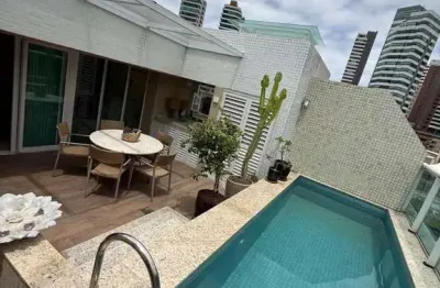 Cobertura para venda em salvador, ondina, 2 dormitórios, 1 suíte, 2 banheiros, 3 vagas