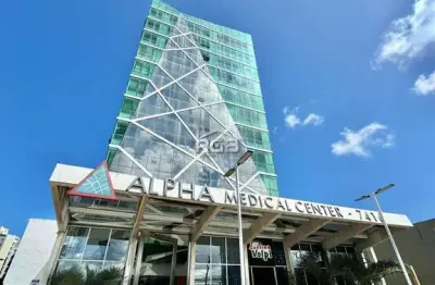 Sala comercial 30m² nascente andar alto no alpha medical plus r$ 380.000,00