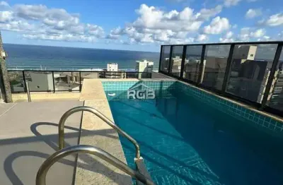 Cobertura duplex 4 suítes vista mar piscina privativa em armação r$ 1.950.000,00
