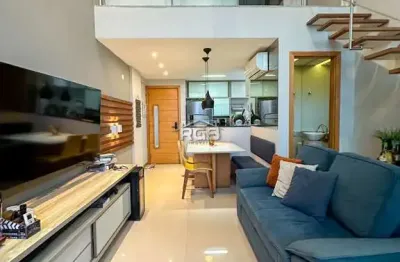 Loft vista mar porteira fechada alto luxo em patamares r$ 850.000,00