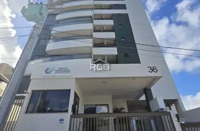 Apartamento 2/4 com suíte vista mar nascente em jardim armação r$ 590.000,00