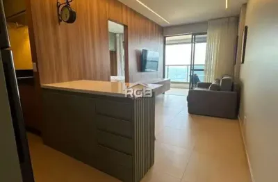 Aluguel quarto e sala vista mar mobiliado no beach class ondina r$ 6.250,00