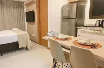 Studio mobiliado no caminho das árvores txs inclusa r$ 2.850,00