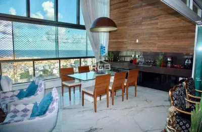 Top hill 4 suítes vista mar alto luxo no horto florestal r$ 3.900.000,00