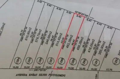 Terreno à venda na Av Eneas Silvio Piccolomini, 1288, Nova Trieste, Jarinu