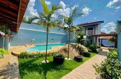 Casa c/ 3 dorm. área gourmet e piscina no residencial flamboyant