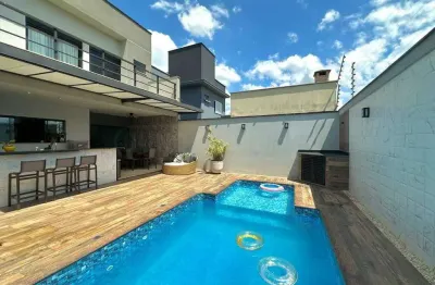 Casa em condomínio à venda, 3 quartos, 3 suítes, 2 vagas, lazuli club - piracicaba/sp
