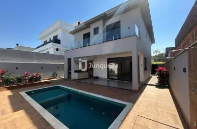 Casa em condomínio à venda, 3 quartos, 3 suítes, 2 vagas, santa rosa - piracicaba/sp