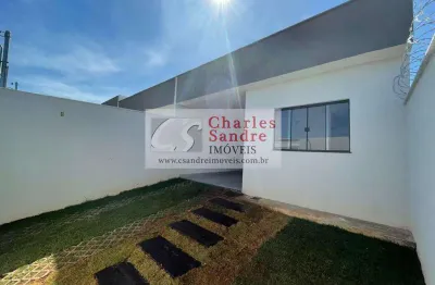 Casa para venda em aparecida de goiânia, jardim tropical, 3 dormitórios, 1 suíte, 2 banheiros, 2 vagas