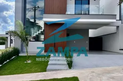 Sobrado c/ 3 suites (1 c/ closet) tds com sacada, 3 salas, espaço gourmet, piscina e 4 vagas