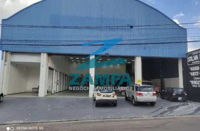Galpão comercial/industrial de 1484m² ac, com térreo e mezanino, ao lado da anhanguera