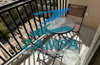 Apto de 77m² no myriad com 3 quartos (1 suite/closet), cozinha integrada e 2 vagas cobertas