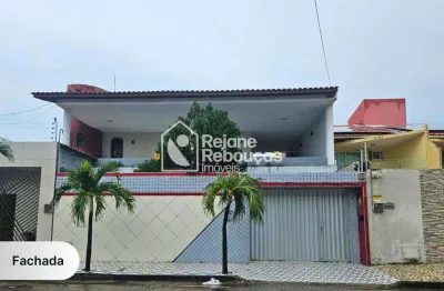 Casa duplex de 320m², 07 quartos e 5 vagas,  parquelândia - fortaleza, ce