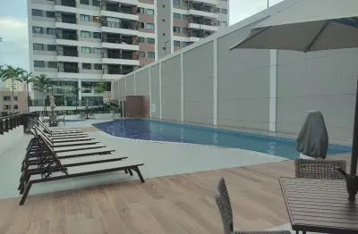 Apartamento novo e projetado, dois quartos, varanda e lazer completo.