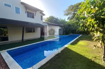 Casa em condomínio para venda em camaçari, busca vida (abrantes), 5 dormitórios, 4 suítes, 5 banheiros, 4 vagas