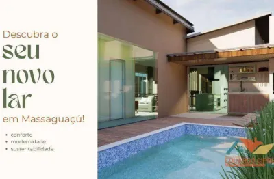 Casa com 3 dormitórios à venda, 105 m² por r$ 800.000,00 - massaguaçu - caraguatatuba/sp
