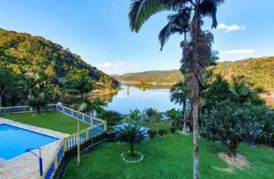 Sítio com 4 dormitórios à venda, 130000 m² por r$ 2.500.000,00 - zona rural - paraibuna/sp