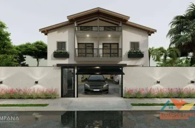 Casa com 2 dormitórios à venda, 49 m² por r$ 299.000,00 - estância balneária hawai - caraguatatuba/sp