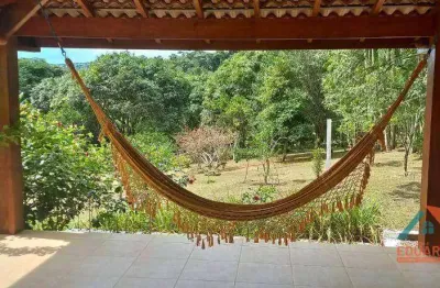Chácara com 4 dormitórios à venda, 6160 m² por r$ 1.200.000,00 - zona rural - paraibuna/sp