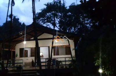 Chácara com 4 dormitórios, 1557 m² - venda por r$ 799.000,00 ou aluguel por r$ 4.000,00/mês - massaguaçu - caraguatatuba/sp