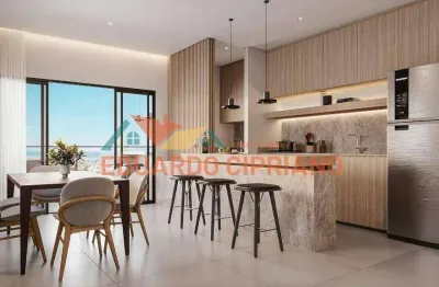 Apartamento com 2 dormitórios à venda, 69 m² por r$ 409.389,57 - praia das palmeiras - caraguatatuba/sp