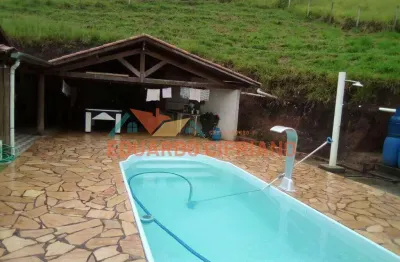 Chácara com 2 dormitórios à venda, 1309 m² por r$ 700.000,00 - zona rural - paraibuna/sp