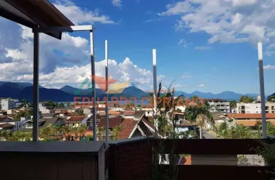 Apartamento duplex com 3 dormitórios à venda, 121 m² por r$ 1.200.000,00 - acarau - ubatuba/sp