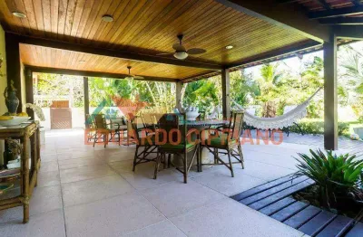 Casa com 5 dormitórios à venda, 440 m² por r$ 4.300.000,00 - massaguaçu - caraguatatuba/sp