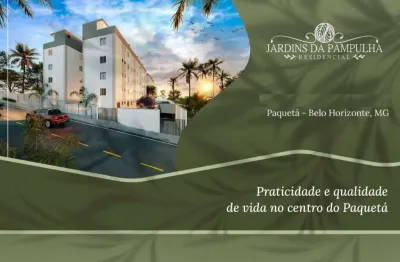 Apartamento com 2 quartos à venda na rua frei martinho burnier, jardim paquetá, belo horizonte por r$ 308.618