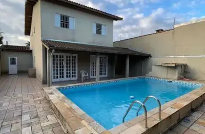 Sobrado para venda em itanhaém, cibratel 2, 4 dormitórios, 2 suítes, 5 banheiros, 4 vagas