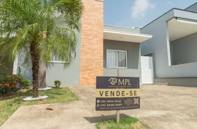 Casa à venda no condomínio mantova em indaiatuba ? 3 dorms, suíte e quintal