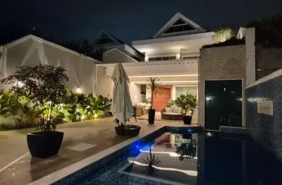 Casa em condomínio fechado com 6 quartos à venda na rua carlos drummond de andrade, 1, barra da tijuca, rio de janeiro, 370 m2 por r$ 4.690.000