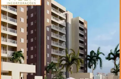 Apartamento à venda em caraguatatuba, indaiá, com 2 quartos, 56m²