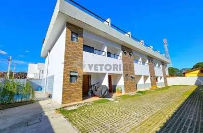 Sobrado em condomínio com 2 quartos, 88m², à venda em caraguatatuba, martim de sá