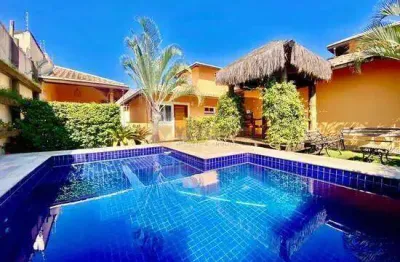 Casa de condomínio à venda em caraguatatuba, massaguaçu, com 1 quarto, 40m²
