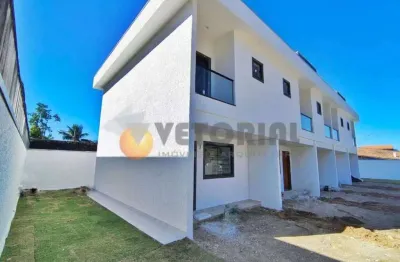 Sobrado à venda em caraguatatuba, massaguaçu, com 2 quartos, 70m²