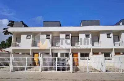 Sobrado à venda em caraguatatuba, loteamento morada do mar, com 2 quartos, 80m²