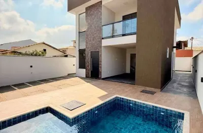 R$ 750 mil casa moderna 3 qts em condomínio à venda, monte alto , arraial do cabo, rj