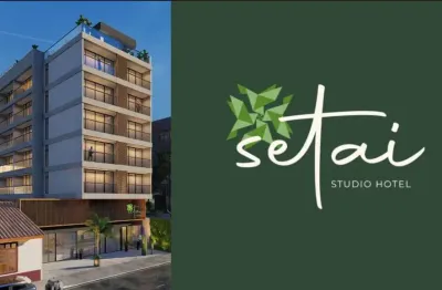 R$ 422.000 - lançamento flats setaí à venda no centro, cabo frio, rj