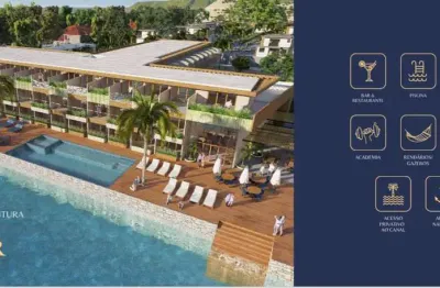 Lançamento à venda, forte da barra, studio 1 quarto, a partir de r$ 440 mil, passagem, cabo frio, r