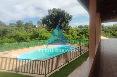 Chácara com 4 quartos, área gourmet e  piscina em santa bárbara d'oeste - sp