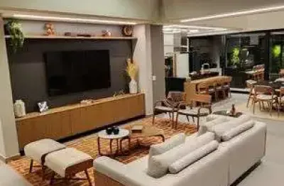 Casa de condomínio para venda tem 390 metros quadrados com 4 quartos
