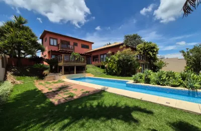 Casa de alto padrão 3 suítes com piscina, spa e vista privilegiada - condomínio village araçoiaba