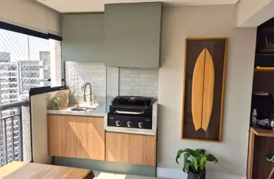 Excelente apto com 85m2 de área útil, 03 dormitórios, sendo 01 suíte, sala ampla, varanda gourmet, andar alto, vista livre, 02 vagas de garagem