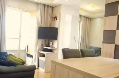 Apto lindo, aconchegante à venda, 49 m2 área útil, com 2 dormitórios, sala de visita, sala de jantar, varanda, cozinha, 1 banheiro, área de serviço,1 vaga de garagem.