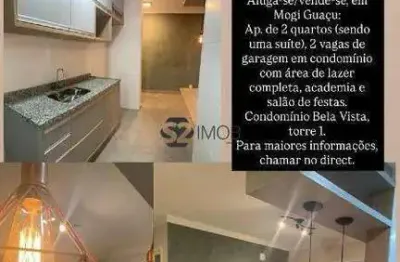Apartamento para aluguel, 2 quartos, 1 suíte, 1 vaga, Residencial Bela Vista - Mogi Guaçu/SP