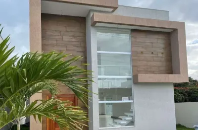 Casa de Luxo em Condomínio: 4 Quartos, 3 Suítes em Catu de Abrantes, Camaçari-BA - Venda ou Locação!