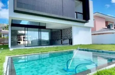 Casa em condomínio fechado com 4 quartos à venda na Rua Arembepe, 10, Alphaville (Abrantes), Camaçari