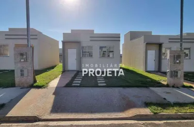 Casa com 2 dormitórios à venda, 44 m² - residencial minerva 2 - presidente prudente/sp